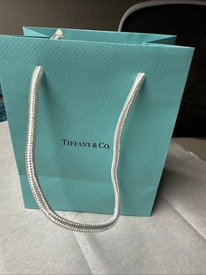 Tiffany & Co Shopping Gift Bag Handle 6x5x3 Empty - Image 1 of 4