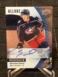 /35 Stanislav Svozil RC 2023-24 Allure #145 BLUE LINE AUTO Columbus Blue Jackets - Picture 1 of 4
