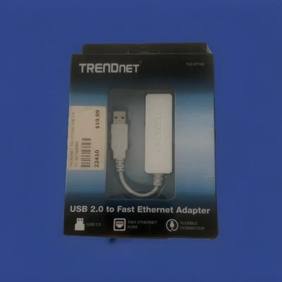 USB 2.0 To Fast Ethernet Adapter Trendnet TU2-ET100 - Image 1 of 2