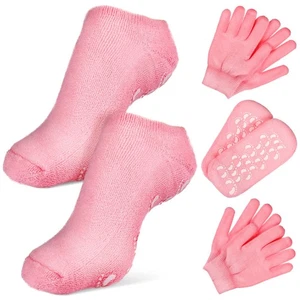 2 Sets of Spa Moisturizing Socks Moisturizing Gloves and Socks Therapy - Picture 1 of 11
