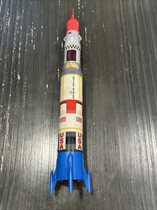 VTG TN Nomura Battery Operated Two Stage Moon Rocket Apollo Saturn (see Photos) - Picture 1 of 11