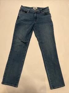 Paige Brigitte Jeans Damen 25 Medium Wash Blau Stretch Denim 27 Zoll Schrittlänge - Bild 1 von 15