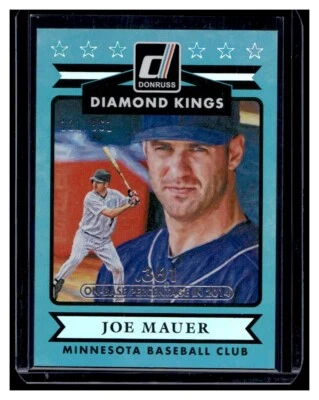 2015 Panini Donruss Joe Mauer Stat Line Season /361 #17 Twins - Image 1 of 2