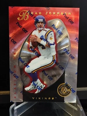 Brad Johnson 1997 Pinnacle Totally Certified Red w/coating #116 - /4999 - Image 1 of 2