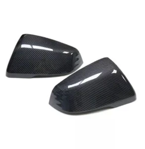 Dry Carbon Fiber Mirror Cover Caps For BMW X1 F48 F49 F45 F46 Z4 G29 F40 F44 F46 - Picture 1 of 3