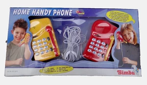 Domowy telefon komórkowy telefon dla dzieci dźwięk vintage zestaw zabawek simba lata 90. nowy oryginalne opakowanie - Zdjęcie 1 z 3