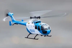 Rage R/C - Hero-Copter, hélicoptère RTF 4 lames ; police - Photo 1 sur 2