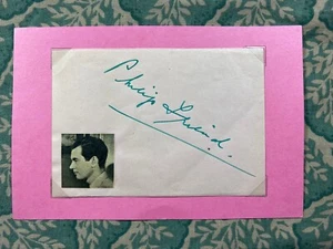 Philip Friend - Buccaneer's Girl - 'Pimpernel' Smith - signed Autogramm 1965 - Bild 1 von 2