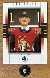 Brady Tkachuk 2018-19 SP Authentic Retro Draft Picks #RDP-BT Ottawa Senators - Picture 1 of 2