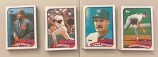 1989 Topps Red Sox Big 4 Lee Smith/Jim Rice/Wade Boggs/Roger Clemens Lot 80