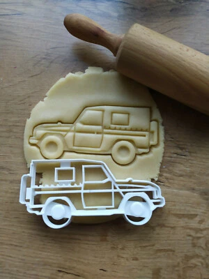 NEU ähnl. Merc. G Wolf kurz Ausstecher Form  Ausstechform Auto Cutter Salzteig - Bild 1 von 4