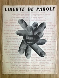F. DI DIO Wortfreiheit Schwarze Sonne Flugblatt Einladung Poetische Aktion 1969 - Bild 1 von 2