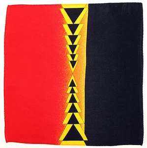 Rush Limbaugh Men's 100% Silk Pocket Square Handkerchief Dress Arrows Red Hanky - Picture 1 of 2
