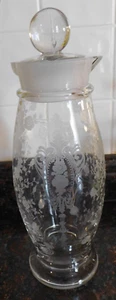 Cambridge Rose Point Klar 32 Unzen Cocktail Shaker mit Deckel ~ - Bild 1 von 11
