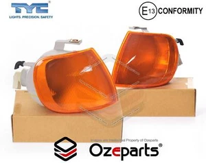 Set / Pair LH+RH Corner Light Indicator Lamp Amber For VW Volkswagen Polo 95~00 - Picture 1 of 5