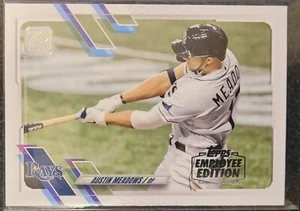 2021 Topps Employee Edition Austin Meadows Rare Parallel #86 Rays Tigers - Picture 1 of 2