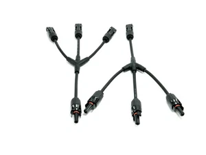 Solarstecker 3 fach Kabel Verteiler Solarkabel Buchse Solarpanel - Bild 1 von 2