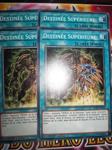 YU-GI-OH! COM PLAYSET (LOT DE 4) DESTINEE SUPERIEURE LEHD-FRA18 ED 1 FRANCAIS - Picture 1 of 1