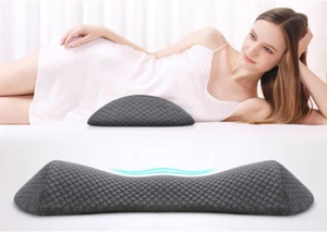 Lumbar Support Pillow Bed Lower Back Pillow Sleeping Side Sleeper Pillow Low - Picture 1 of 6