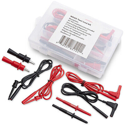 WGGE WG-012 Electronic Test Lead Kit With Insulation Alligator Clips,Multimeters • 13.99$