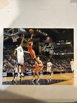 SYRACUSE ORANGE-HAKIM WARRICK 签名亲笔签名 8 x 10 照片图片 正品证书 03 张邮票 — 第 1/4 张图片