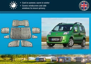 Thermal Blinds for Fiat Qubo 08-23 Campervan Full Set - Picture 1 of 25