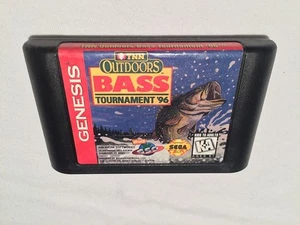 TNN Outdoors Bass Tournament '96 (Sega Genesis) Game Cartridge Excellent! - Picture 1 of 6