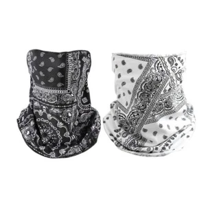 Ice Silk Anti-UV Neck Scarf Hanging Ear Cool Face Scarf Men Women - Picture 1 of 8