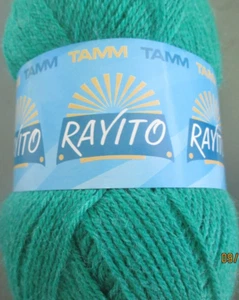 Omega Yarns Tamm Rayito ESMERALDA Green Acrylic Bld 3,5 oz 503 yds Worst Wt #4 - Bild 1 von 6