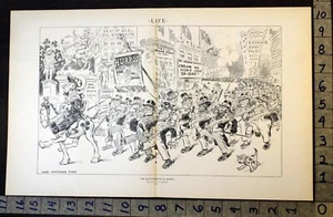 1905 ST PATRICK DAY PARADE IRISH JAMES MONTGOMERY FLAGG ART COMIC PRINT FC3077 - Picture 1 of 1