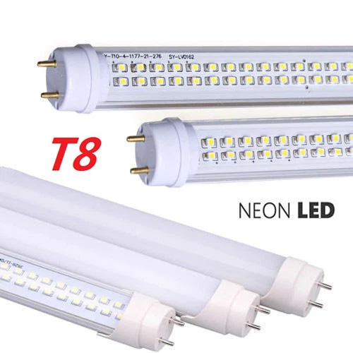 NEON LED ALTA POTENZA 9 10 18 36 W 60 90 120 150 CM TUBO T8 LUCE FREDDA CALDA - Immagine 1 di 3