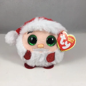 TY Puffies (Beanie Balls) Plüschtier KRIS der Weihnachtsmann (4 Zoll) NEU 2022 - Bild 1 von 5