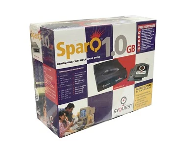 Vintage SyQuest SparQ 1.0 GB External Parallel Port (Sealed) - NOS - Image 1 of 3