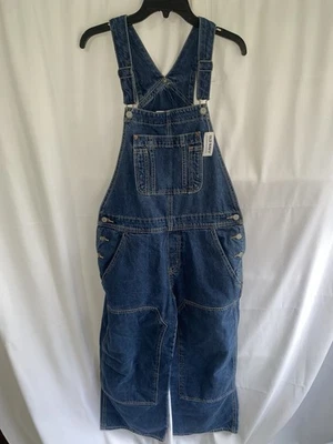 Mono vaquero holgado de pierna ancha azul marino antiguo para mujer talla 10 pequeño nuevo con etiquetas Foto 1 de 4