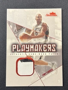 Tony Parker #PM-TP 2004-05 Fleer Showcase Playmakers Jersey /50 Spurs See Descpt - Picture 1 of 12