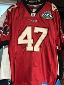 Camiseta deportiva John Lynch Tampa Bay Buccaneers auténtica Reebok talla 50 - Imagen 1 de 14