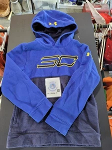 Boys Size Medium Under Armour Steph Curry Hoodie Coldgear. - Picture 1 of 7