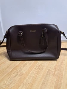 Coach Umhängetasche Crossbody schokobraun Peyton Bennet schöne Form! - Bild 1 von 12