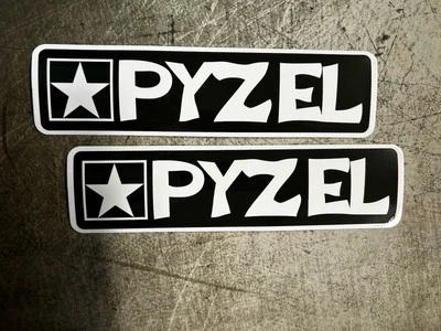 Pyzel Surfboard Stickers 2 Rip Curl Surf Decals T&C Volcom Rvca Ripcurl Futures - Image 1 of 4