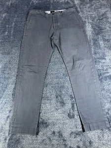 Pantalones para hombre J Crew azul lona 32/28 desteñidos chinos The Driggs - Imagen 1 de 11