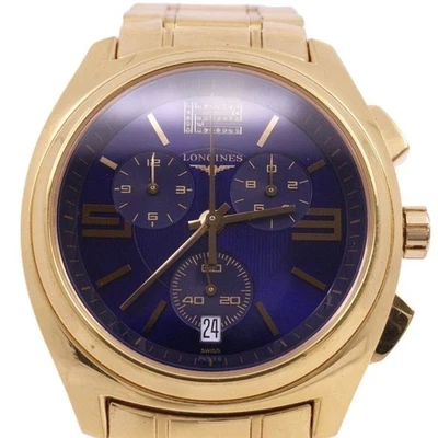 Orologio al Quarzo LONGINES Lungomare Chronograph L3.633.2 Oro Blu JP - Immagine 1 di 3