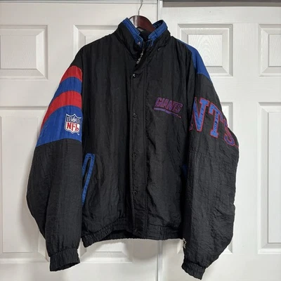 Vintage Starter New York Giants Jacket Pullover Men’s X-Large Quilted Puffer 90s - Image 1 of 4
