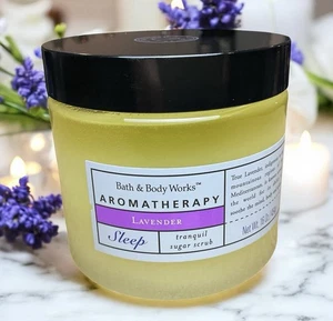 Bath & Body Works Aromatherapie Schlaf Lavendel ruhiges Zuckerpeeling 16 Unzen - Bild 1 von 5
