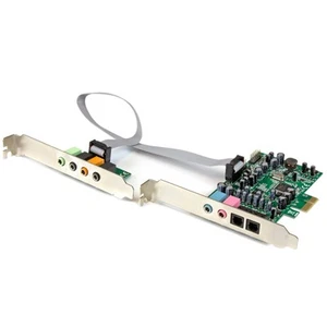Startech 7.1 Channel Sound Card - Pci Express - 24-bit - 192khz - 7.1 Sound - Picture 1 of 12