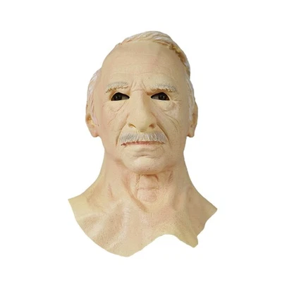 Maschera vecchio per festa di Halloween con design realistico e divertimento fai da te - Immagine 1 di 4