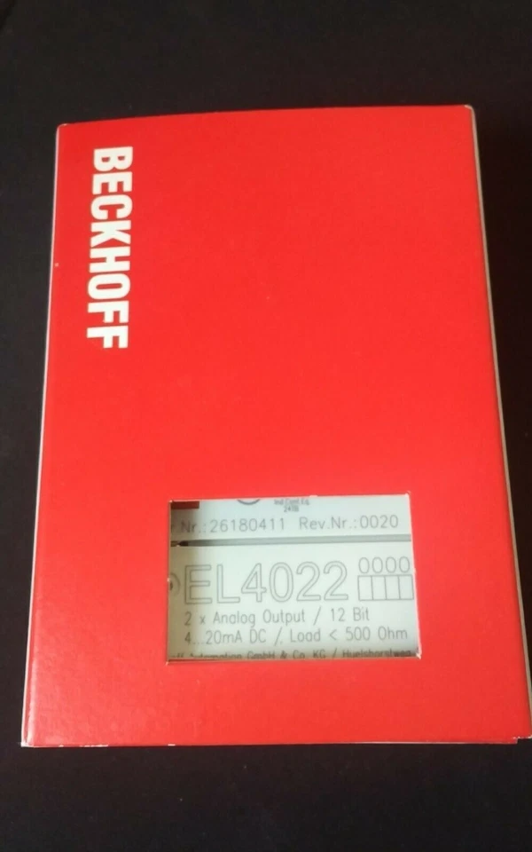 1pcs Beckhoff EL4022 PLC Module EL 4022 New In Box FEDEX DHL Shipping - Image 1 of 1