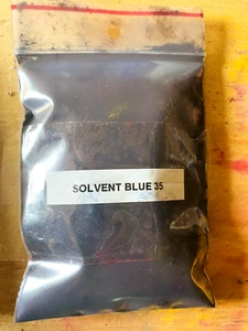 Solvent Blue 35 Dye Powder (Candles, Ink, & resin) - Picture 1 of 1