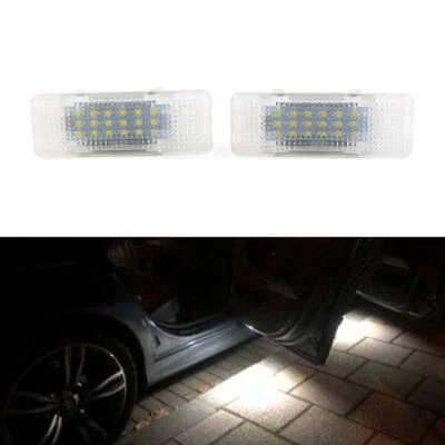 Para BMW E53 X5 E39 Z8 E52 Blanco Coche Lámparas 2x Canbus LED Puerta Cortesía Luz Lámpara Foto 1 de 4