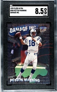 1999 Fleer Ultra Peyton Manning Damage Inc. #5 Indianapolis Colts HOF Pop 3 - Bild 1 von 2