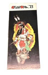 ~Vintage 1973 Oklahoma Official State Highway Department Road Map – Jan. 1~ - Picture 1 of 4